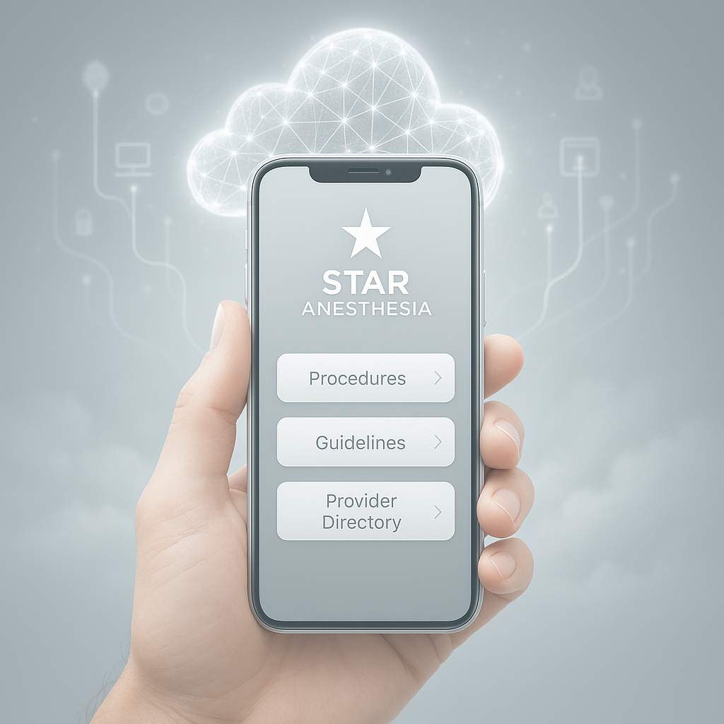 Flutter to iOS App for Star Anesthesia