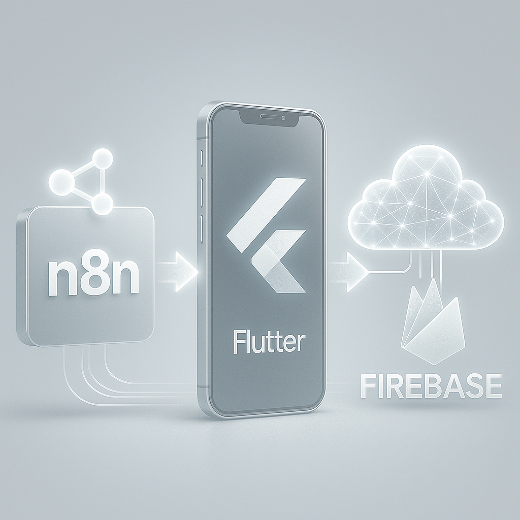 N8N to Flutter and Firebase Project
